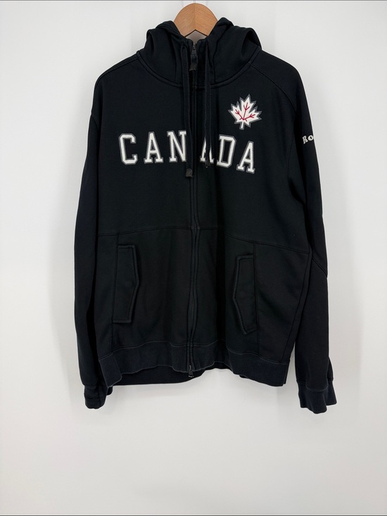 Roots Other - Roots Canada Zip-Up Hoodie Canada Emblem